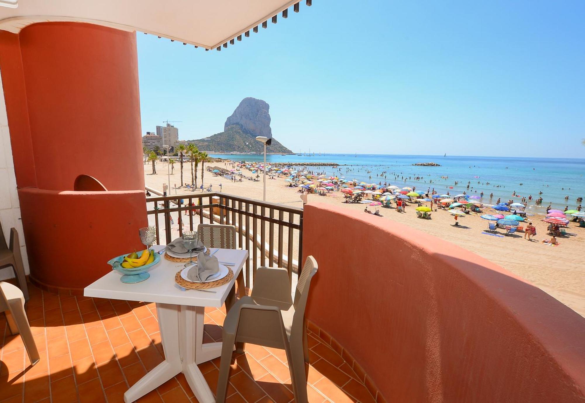 Ferienwohnung Edificio Oceanic Calp Exterior foto